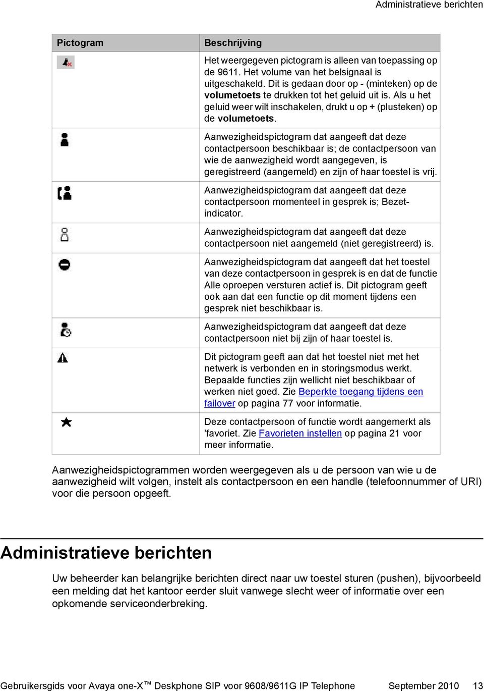 Aanwezigheidspictogram dat aangeeft dat deze contactpersoon beschikbaar is; de contactpersoon van wie de aanwezigheid wordt aangegeven, is geregistreerd (aangemeld) en zijn of haar toestel is vrij.