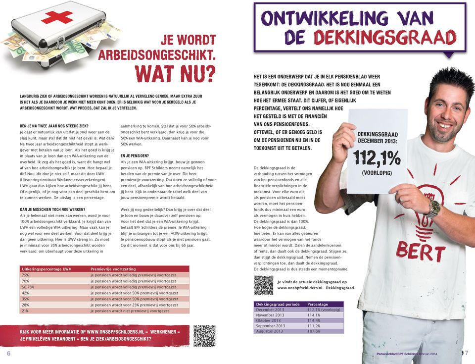 Ik zeg als het goed is, want dit hangt wel af van hoe arbeidsongeschikt je bent. Hoe bepaal je dit? Nou, dit doe je niet zelf, maar dit doet UWV (Uitvoeringsinstituut Werknemersverzekeringen).