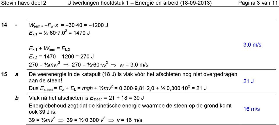 nog niet overgedragen aan de steen!