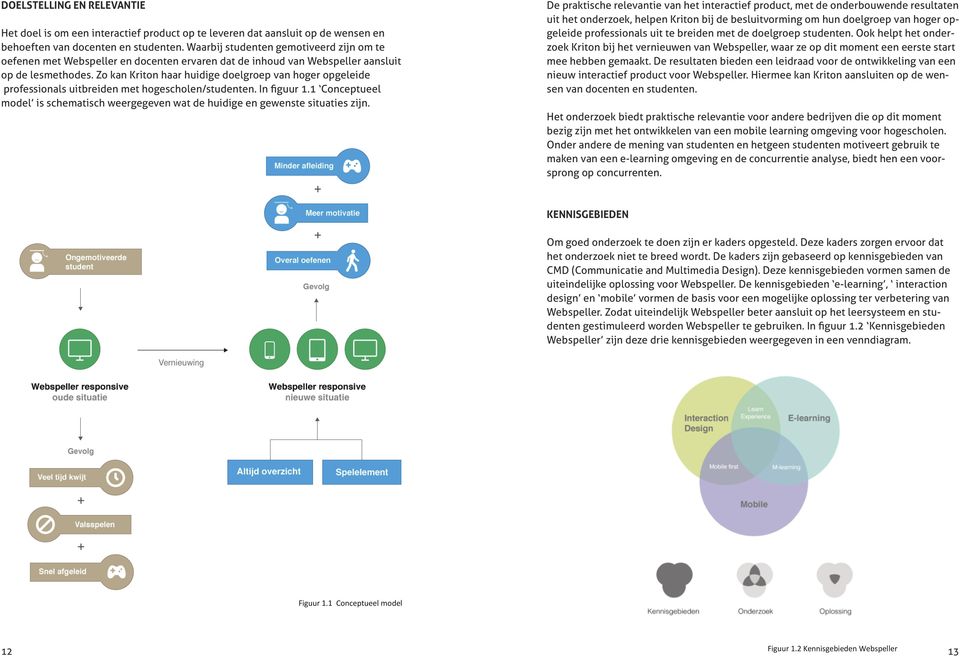 Zo kan Kriton haar huidige doelgroep van hoger opgeleide professionals uitbreiden met hogescholen/studenten. In figuur 1.