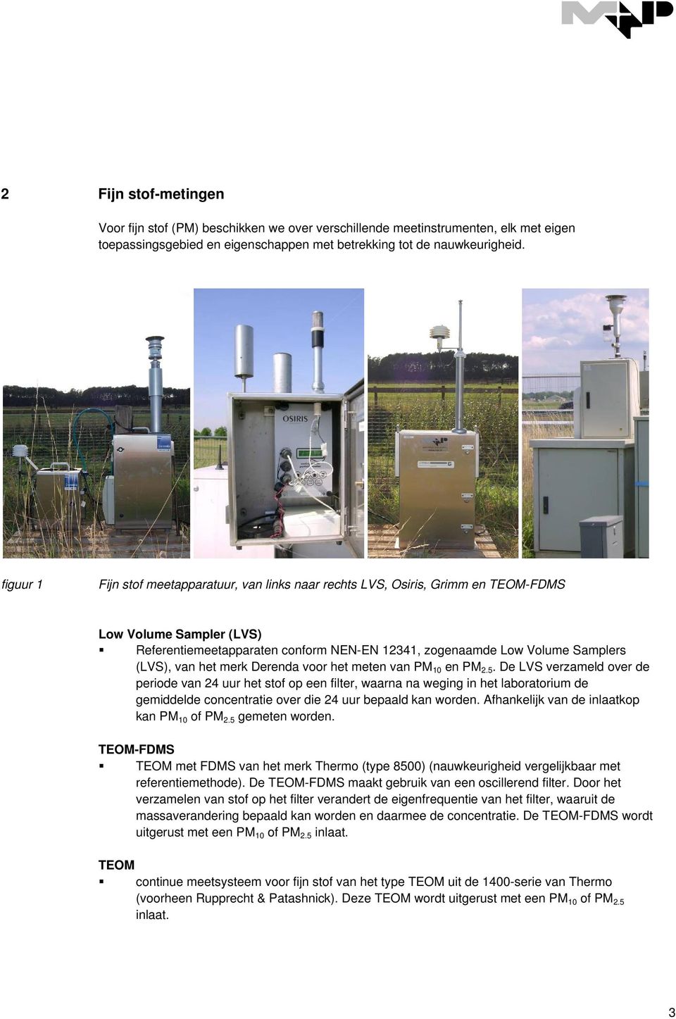 van het merk Derenda voor het meten van PM 10 en PM 2.5.