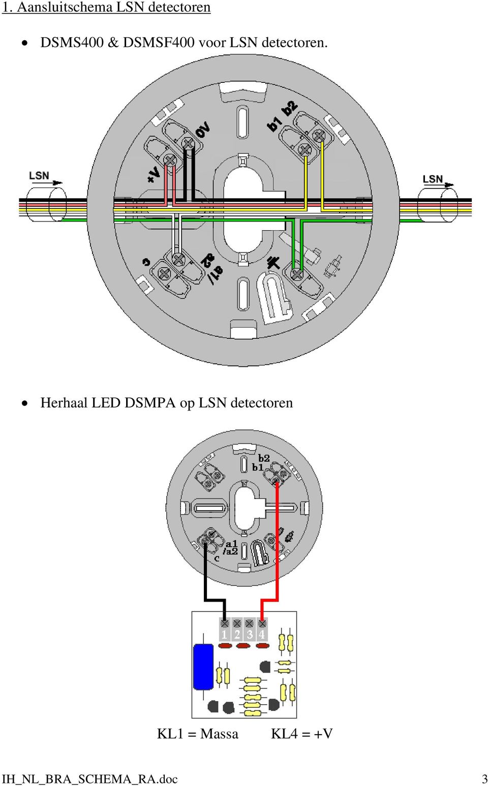 Herhaal LED DSMPA op LSN detectoren