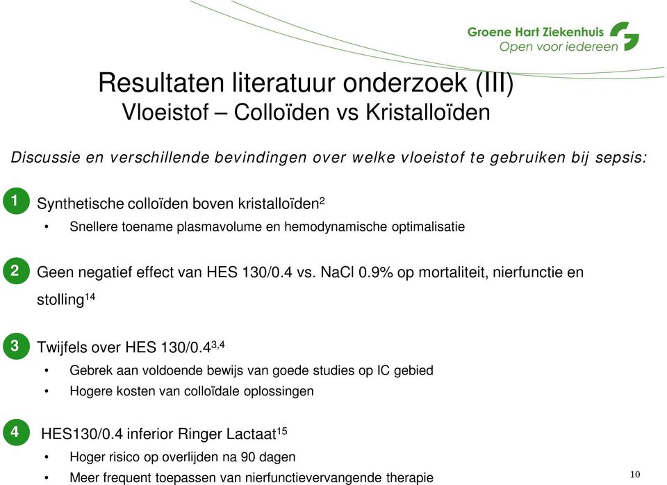 NaCl 0.9% op mortaliteit, nierfunctie en stolling 14 32. Twijfels over HES 130/0.