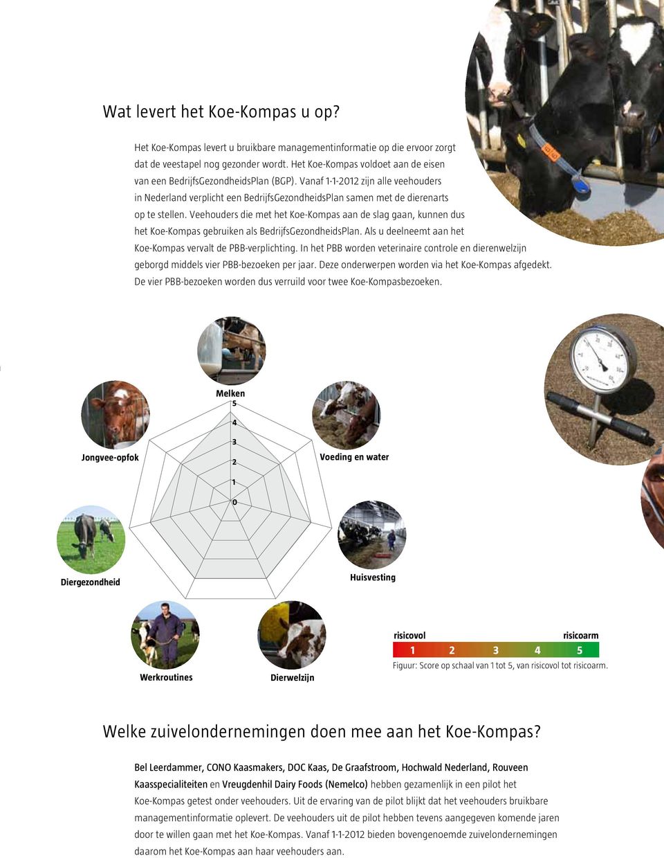 Vanaf 1-1-2012 zijn alle veehouders in Nederland verplicht een Bedrijfs GezondheidsPlan samen met de dierenarts op te stellen.