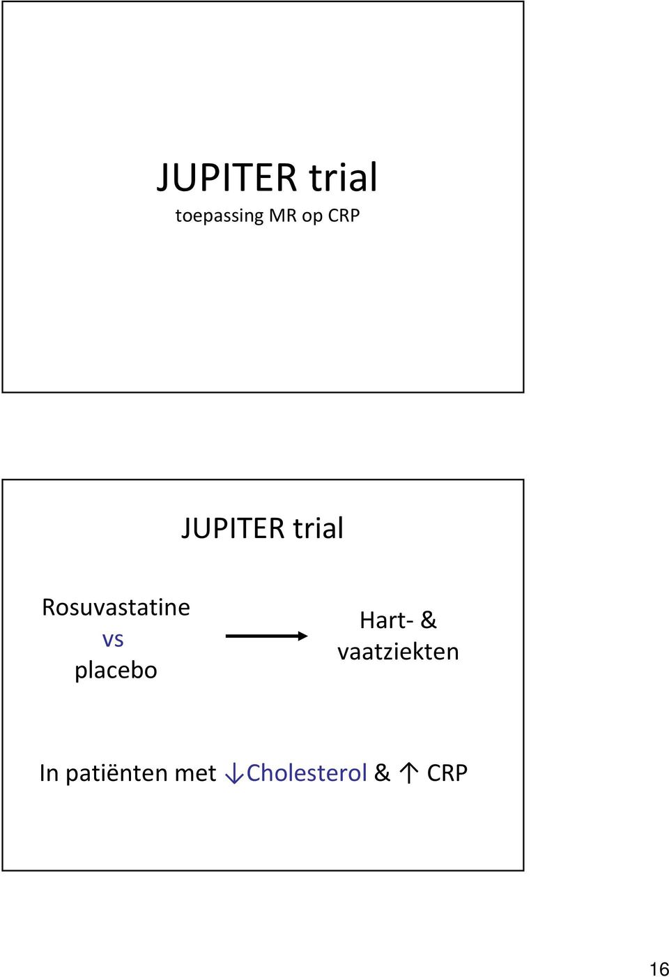 JUPITER trial Rosuvastatine vs placebo