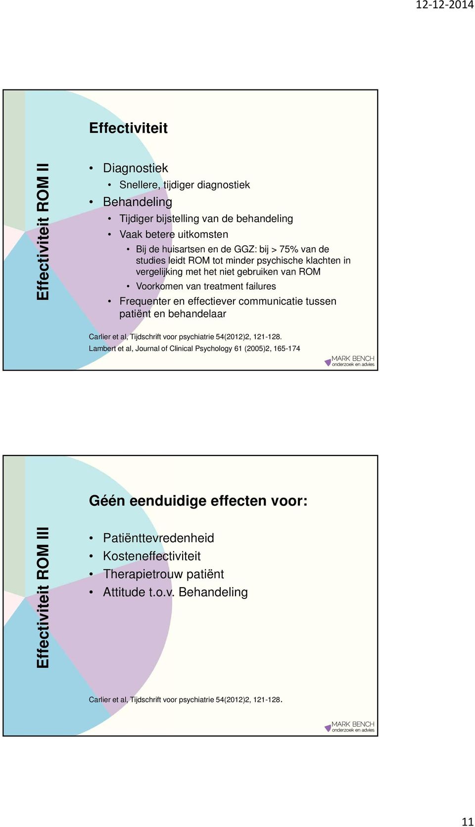 communicatie tussen patiënt en behandelaar Carlier et al, Tijdschrift voor psychiatrie 54(2012)2, 121-128.