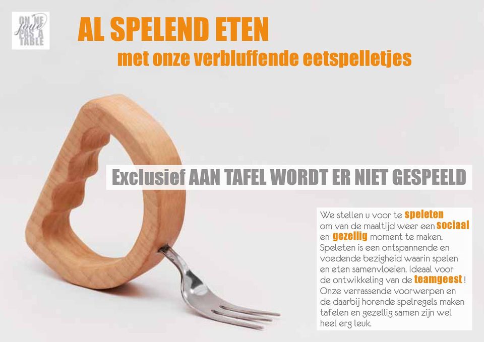 Speleten is een ontspannende en voedende bezigheid waarin spelen en eten samenvloeien.