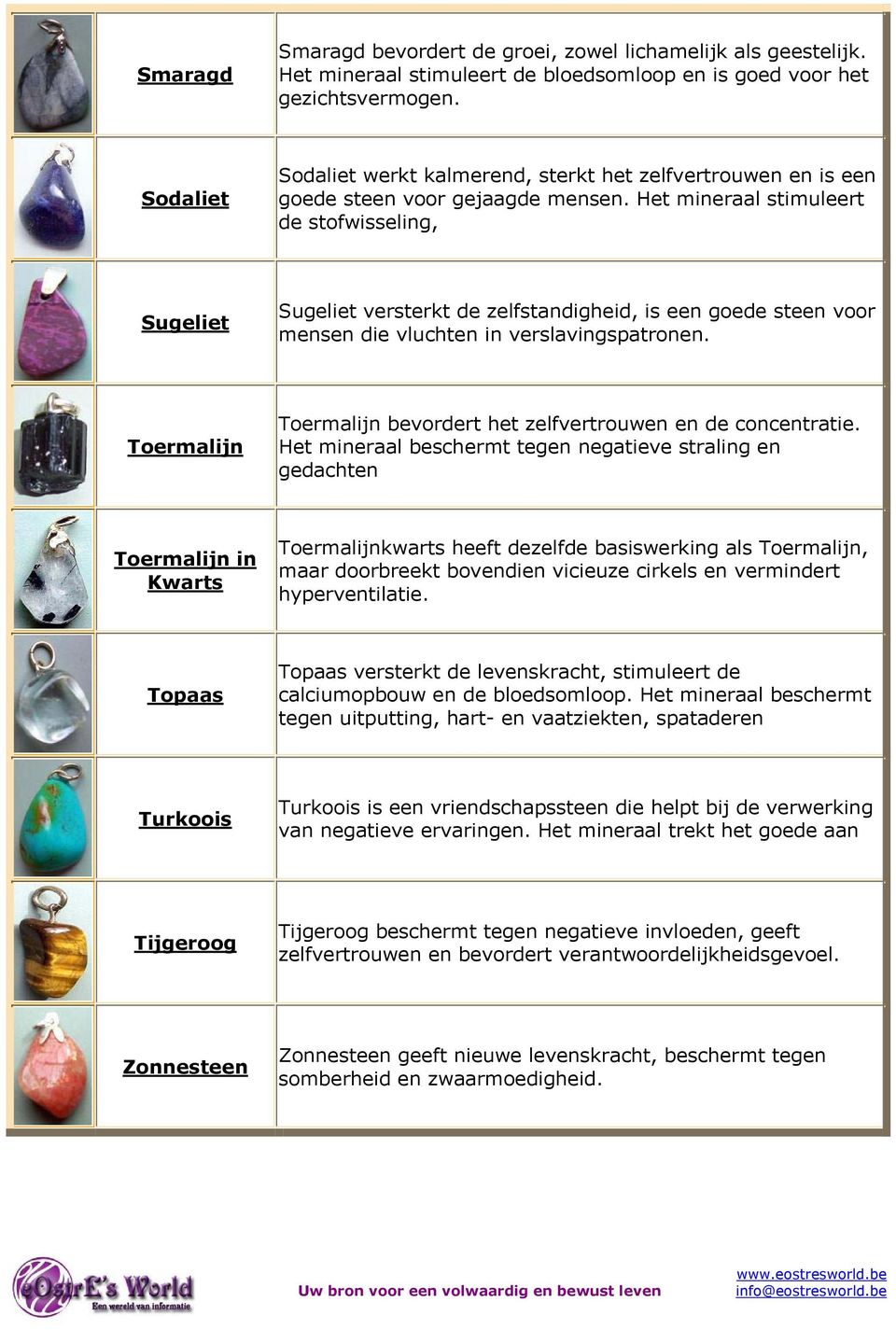 Het mineraal stimuleert de stofwisseling, Sugeliet Sugeliet versterkt de zelfstandigheid, is een goede steen voor mensen die vluchten in verslavingspatronen.