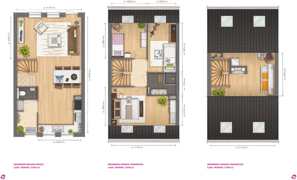 lage woning, type L2 impressie