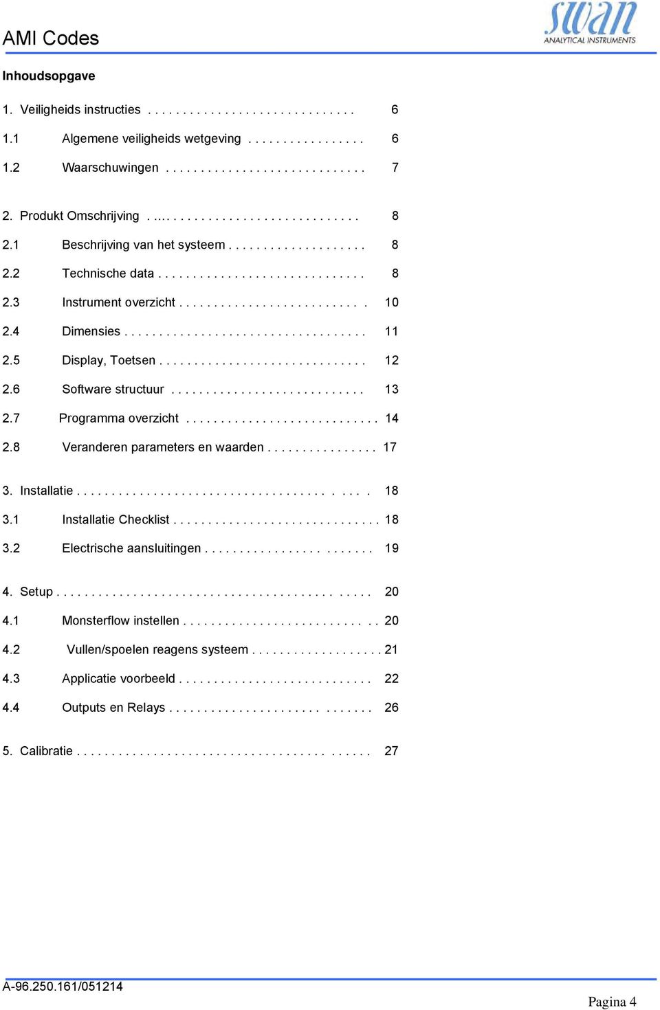 4 Dimensies................................... 11 2.5 Display, Toetsen.............................. 12 2.6 Software structuur............................ 13 2.7 Programma overzicht............................ 14 2.