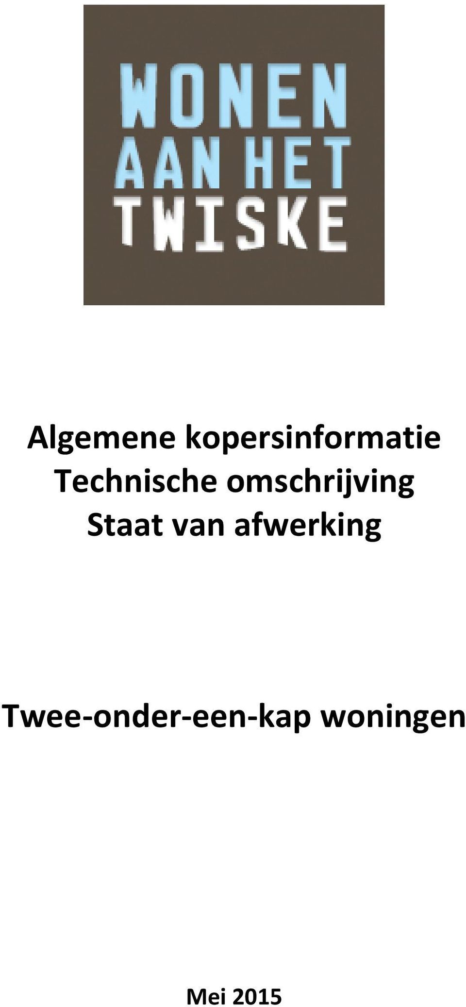 Staat van afwerking