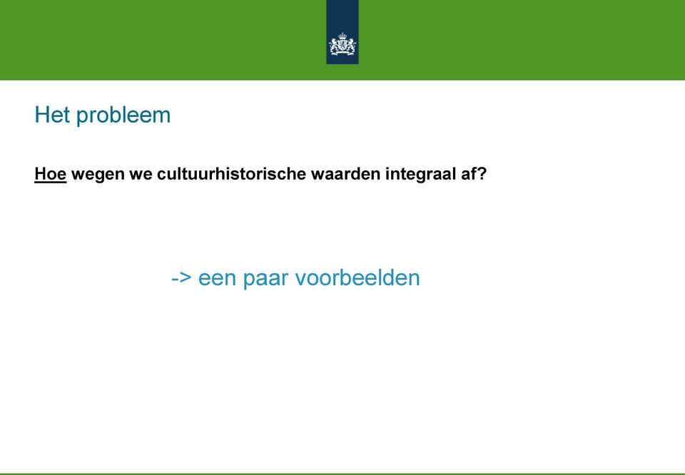 waarden integraal af?