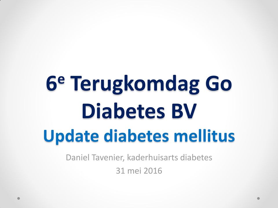 diabetes mellitus Daniel