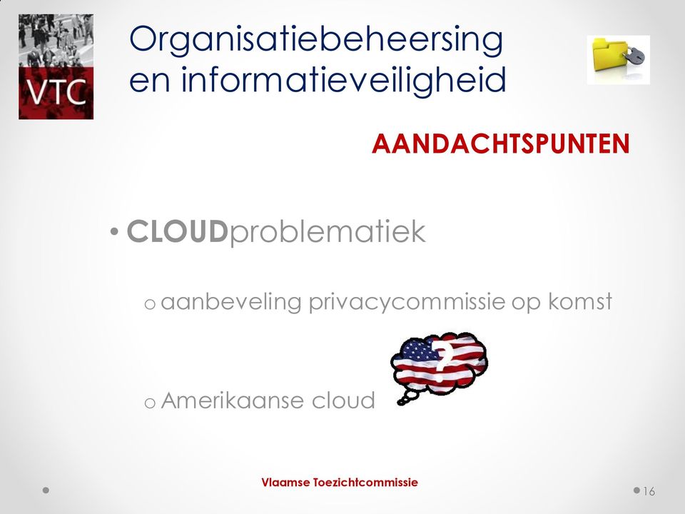 CLOUDproblematiek o aanbeveling