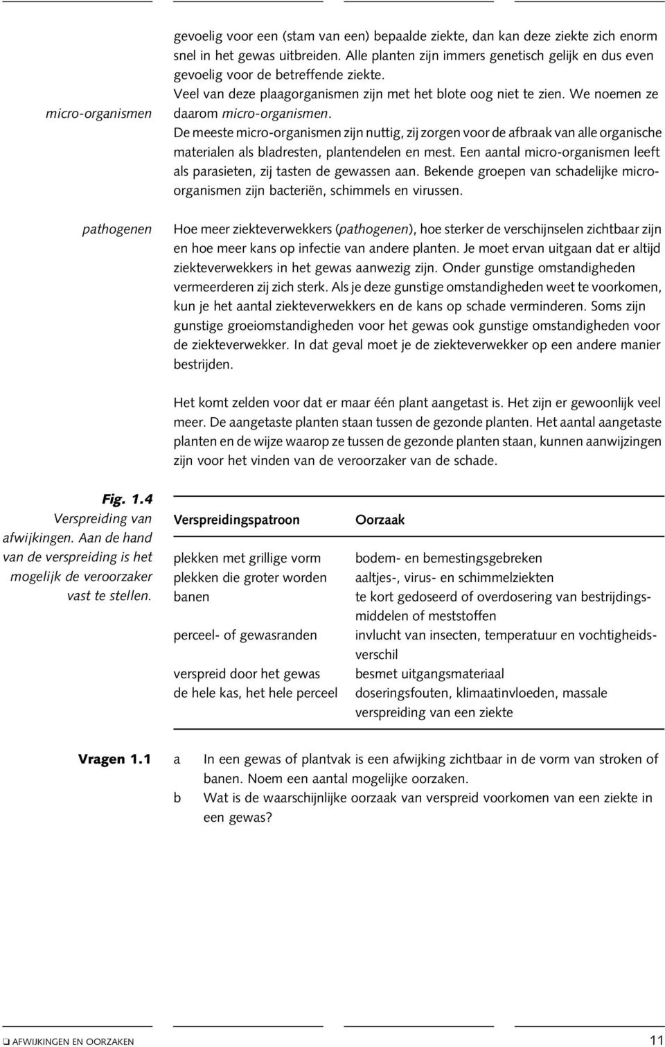 De meeste micro-organismen zijn nuttig, zij zorgen voor de afbraak van alle organische materialen als bladresten, plantendelen en mest.