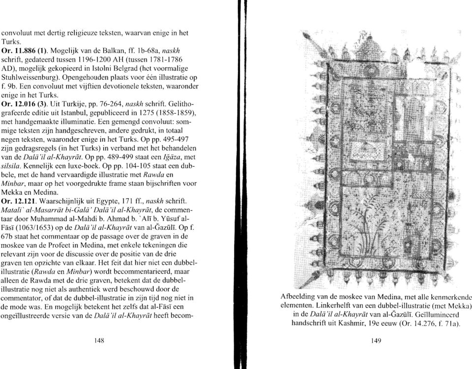 9b. Een convoluut met vijftien devotionele teksten, waaronder cnige in het Turks. Or. 12.016 (3). Uit Turkije, pp.