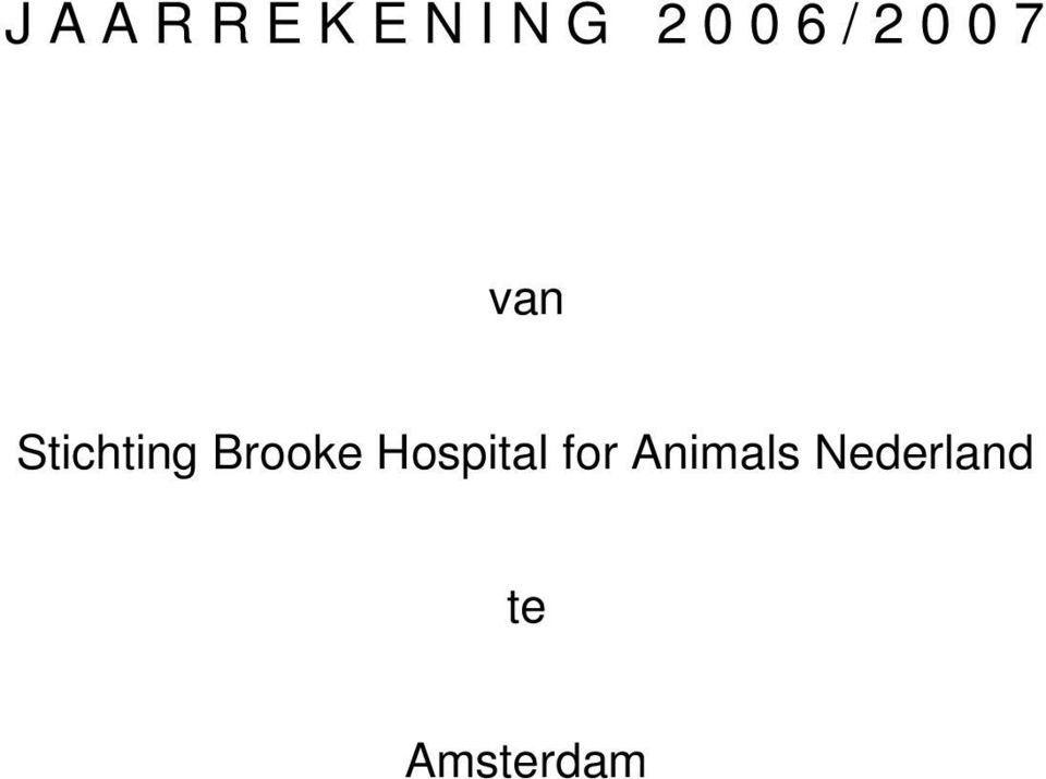 Stichting Brooke Hospital