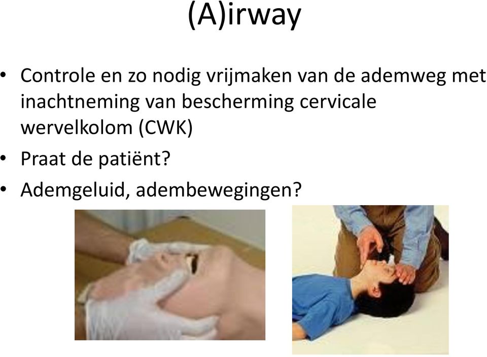 bescherming cervicale wervelkolom (CWK)