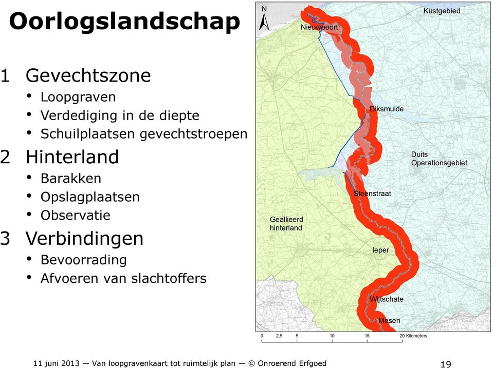 Observatie 3 Verbindingen Bevoorrading Afvoeren van slachtoffers 11