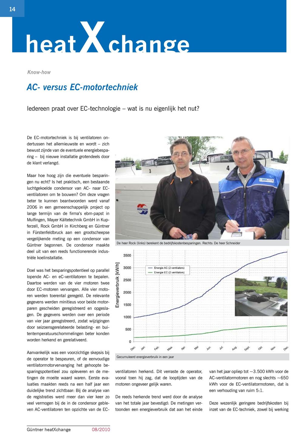 Maar hoe hoog zijn die eventuele besparingen nu echt? Is het praktisch, een bestaande luchtgekoelde condensor van AC- naar ECventilatoren om te bouwen?