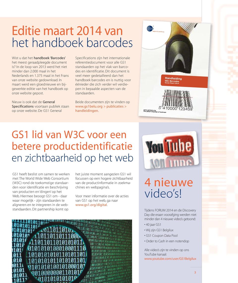 Nieuw is ook dat de General Specifications voortaan publiek staan op onze website.