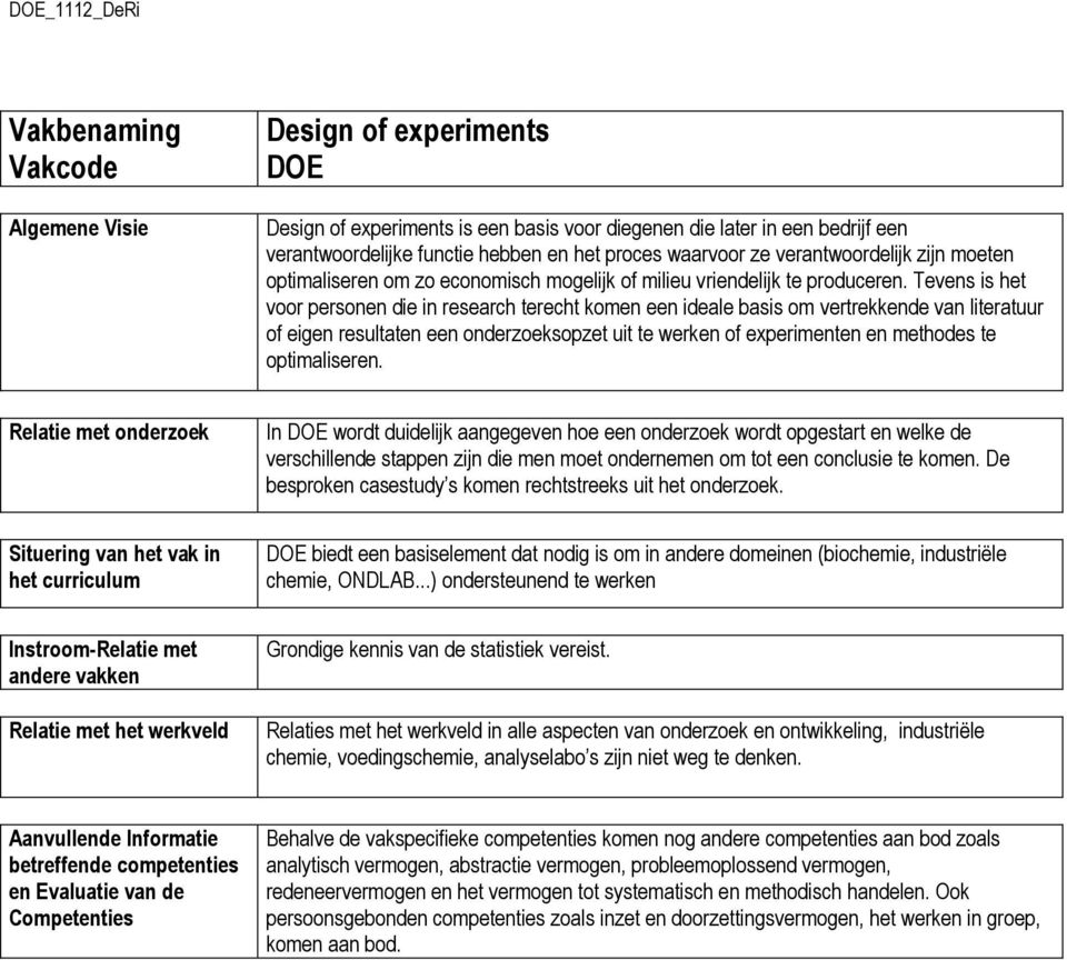 Tevens is het voor personen die in research terecht komen een ideale basis om vertrekkende van literatuur of eigen resultaten een onderzoeksopzet uit te werken of experimenten en methodes te