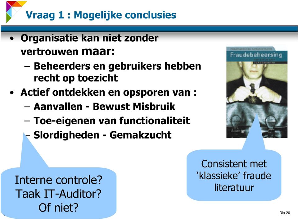 Aanvallen - Bewust Misbruik Toe-eigenen van functionaliteit Slordigheden -