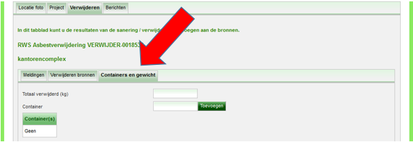 7. Herhaal de stappen 5 en 6 totdat alle verwijderde bronnen zijn ingevuld 1.