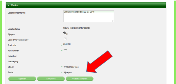 U ziet dat er nog geen inventarisatie van de locatie in het LAVS staat. De basis van een asbestverwijdering is een asbestinventarisatierapport.