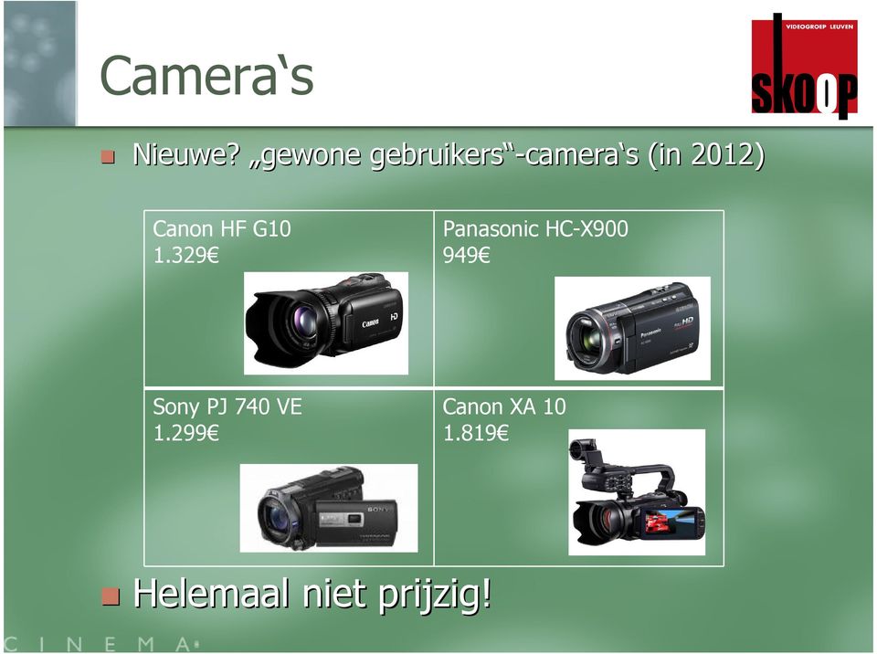 2012) Canon HF G10 1.