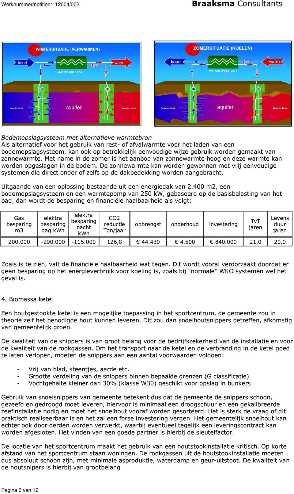 De zonnewarmte kan worden gewonnen met vrij eenvoudige systemen die direct onder of zelfs op de dakbedekking worden aangebracht. Uitgaande van een oplossing bestaande uit een energiedak van 2.