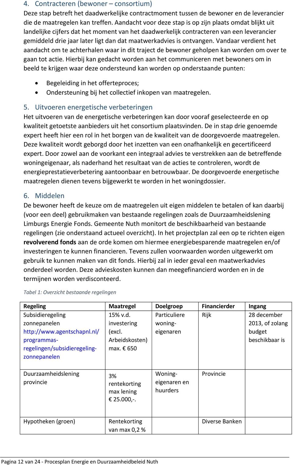 maatwerkadvies is ontvangen. Vandaar verdient het aandacht om te achterhalen waar in dit traject de bewoner geholpen kan worden om over te gaan tot actie.