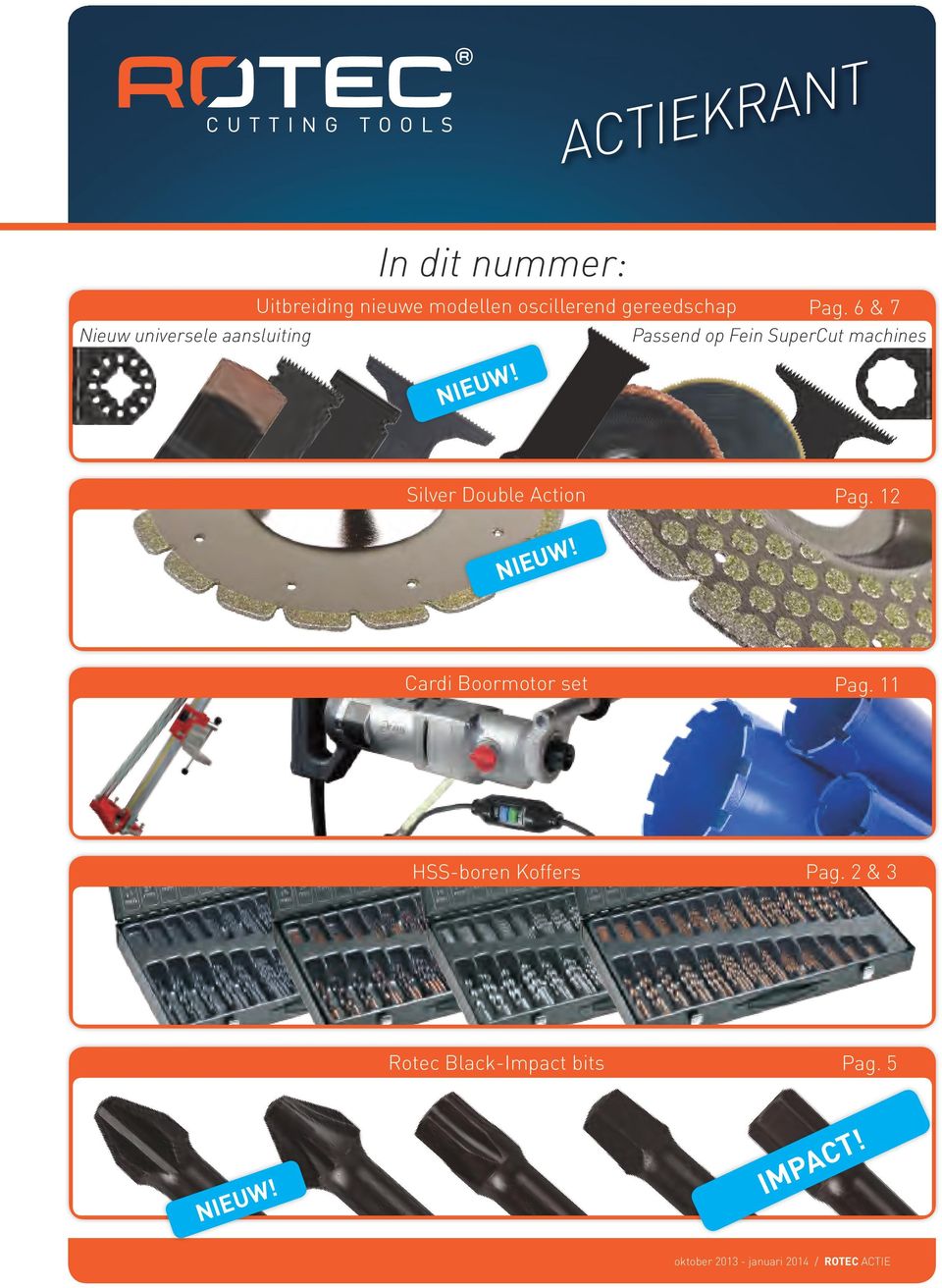 Silver Double Action Pag. 12 Cardi Boormotor set Pag.