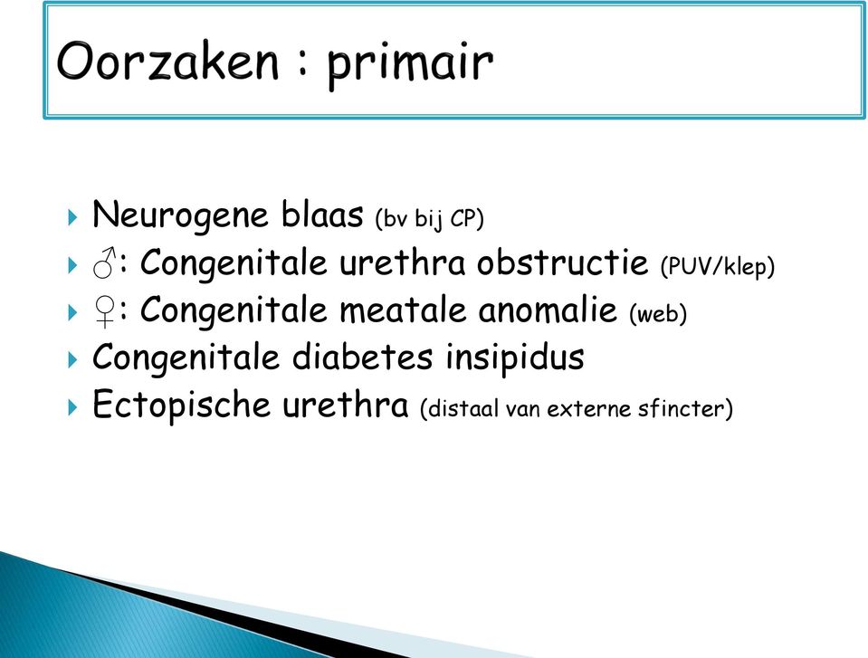 meatale anomalie (web) Congenitale diabetes