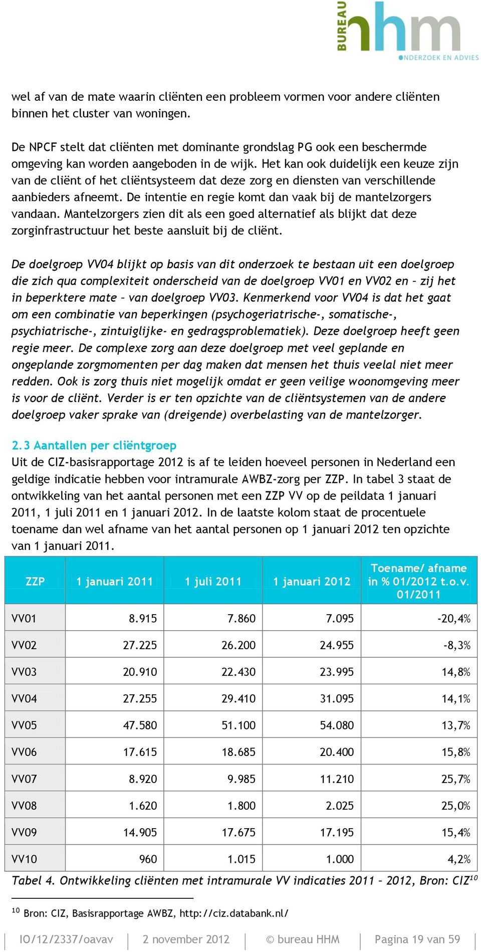 Het kan ook duidelijk een keuze zijn van de cliënt of het cliëntsysteem dat deze zorg en diensten van verschillende aanbieders afneemt. De intentie en regie komt dan vaak bij de mantelzorgers vandaan.