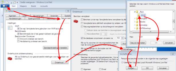 TiP: Je kunt de verwijzing naar map met persoonlijke data heel eenvoudig op je bureaublad plaatsen.