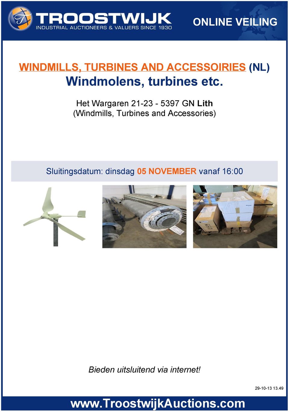 Het Wargaren 21 23 5397 GN Lith (Windmills, Turbines and