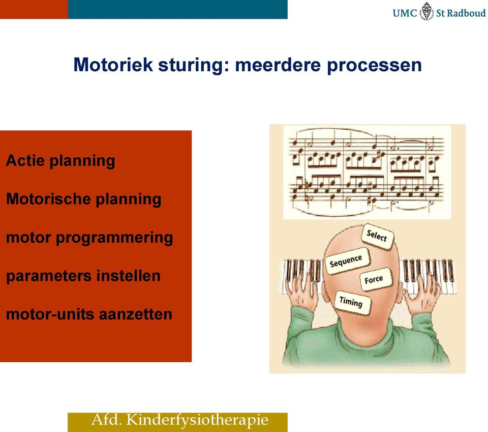 Motorische planning motor