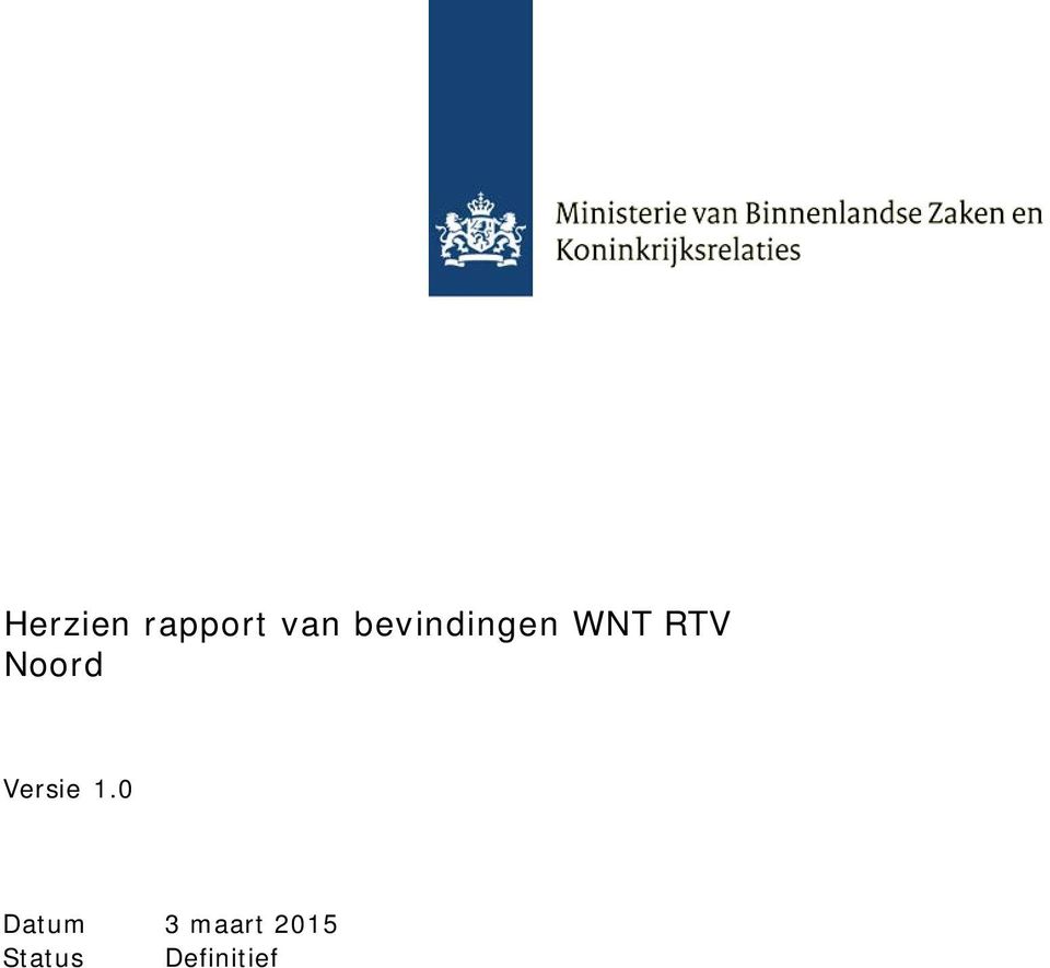 WNT RTV Noord Versie 1.