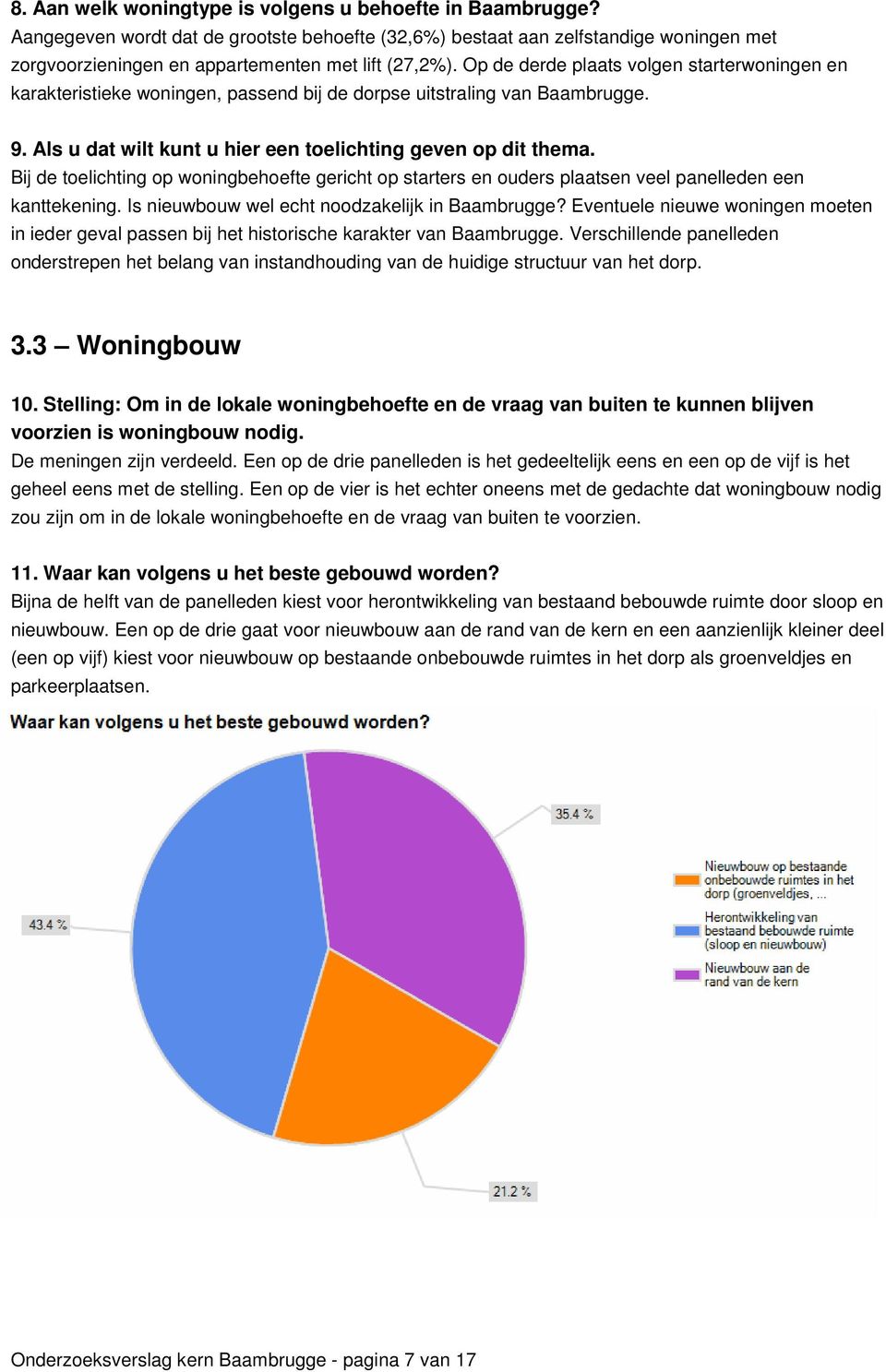 Bij de toelichting op woningbehoefte gericht op starters en ouders plaatsen veel panelleden een kanttekening. Is nieuwbouw wel echt noodzakelijk in Baambrugge?