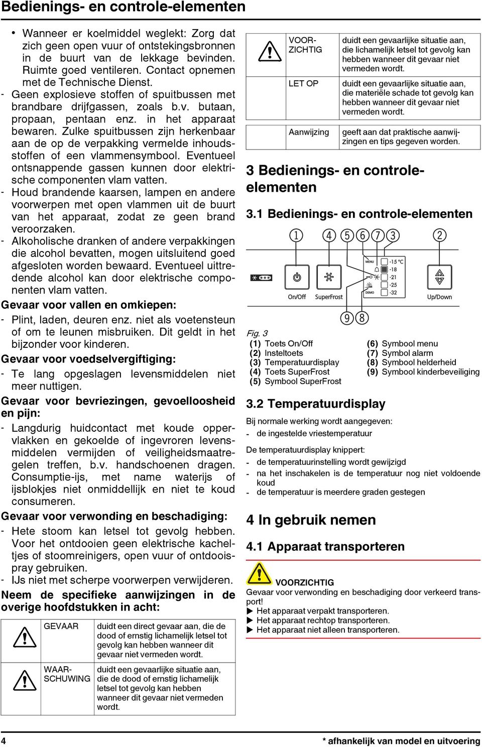 Zulke spuitbussen zijn herkenbaar aan de op de verpakking vermelde inhoudsstoffen of een vlammensymbool. Eventueel ontsnappende gassen kunnen door elektrische componenten vlam vatten.