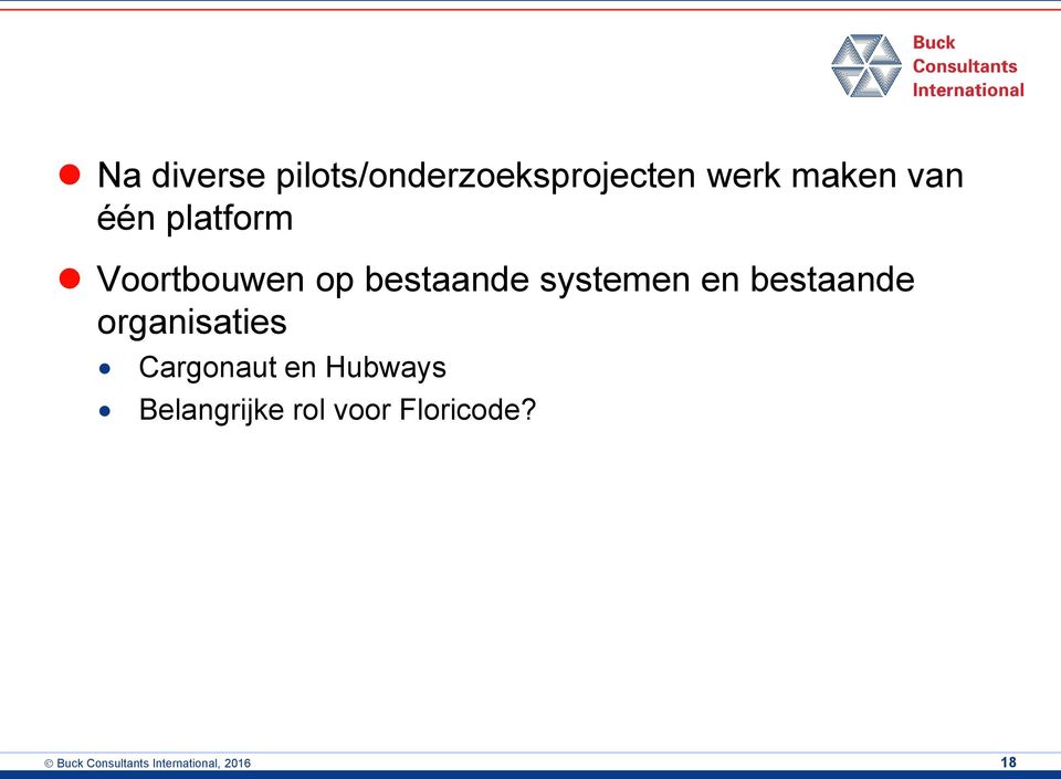 bestaande organisaties Cargonaut en Hubways