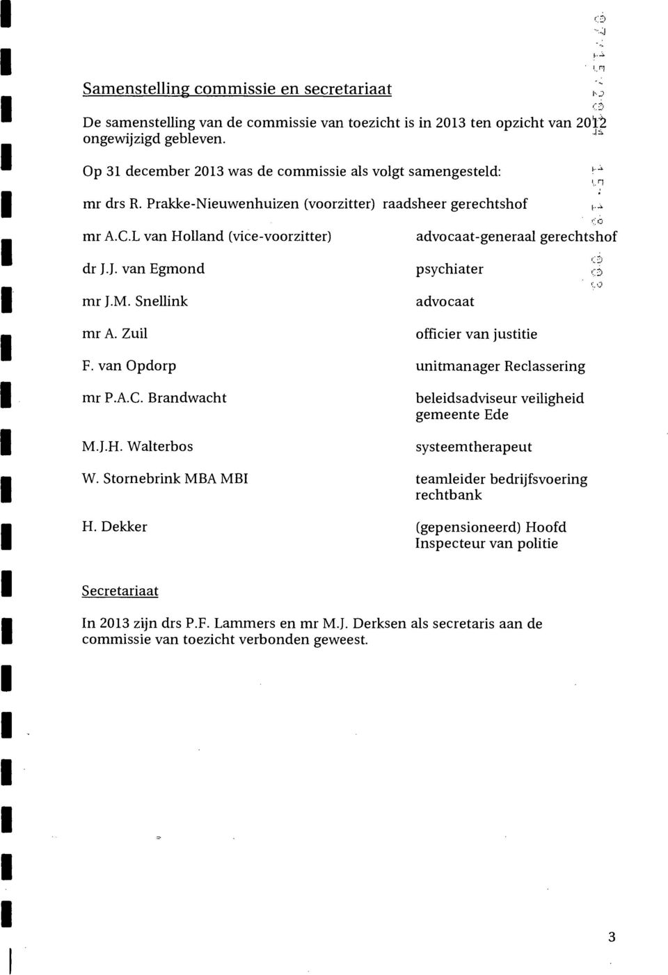 Snellink mr A. Zuil advocaat-generaal gerechtshof psychiater advocaat officier van justitie F. van Opdorp unitmanager Reclassering mr P.A.C. Brandwacht M.J.H.