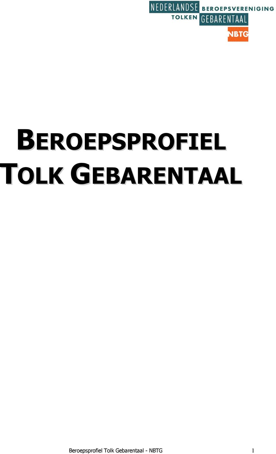 Beroepsprofiel