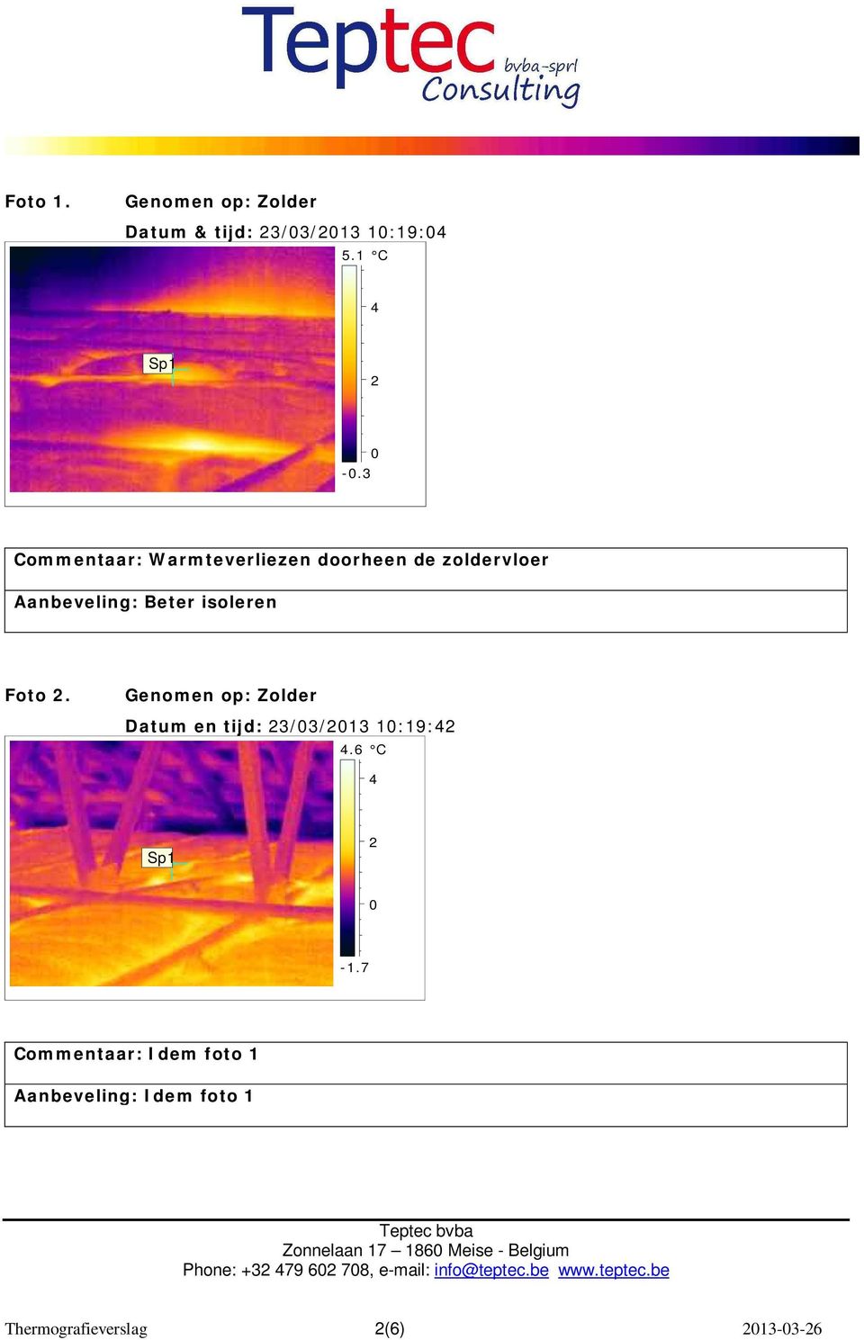 Genomen op: Zolder Datum en tijd: 23/03/2013 10:19:42 4.6 C 4 Sp1 2 0-1.