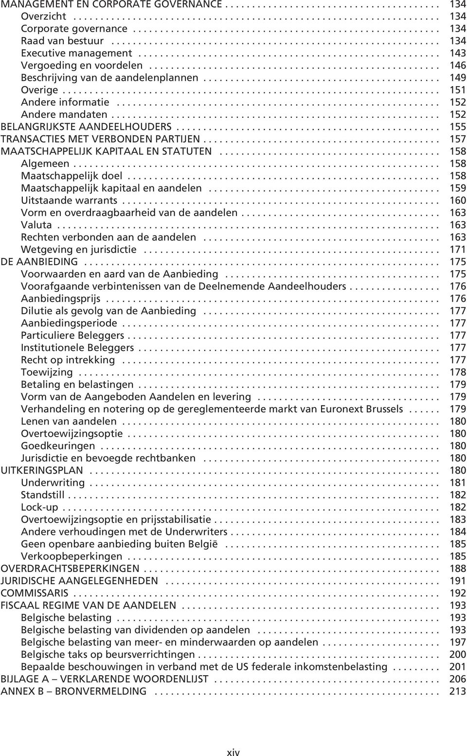 .. 157 MAATSCHAPPELIJK KAPITAAL EN STATUTEN... 158 Algemeen... 158 Maatschappelijk doel... 158 Maatschappelijk kapitaal en aandelen... 159 Uitstaande warrants.