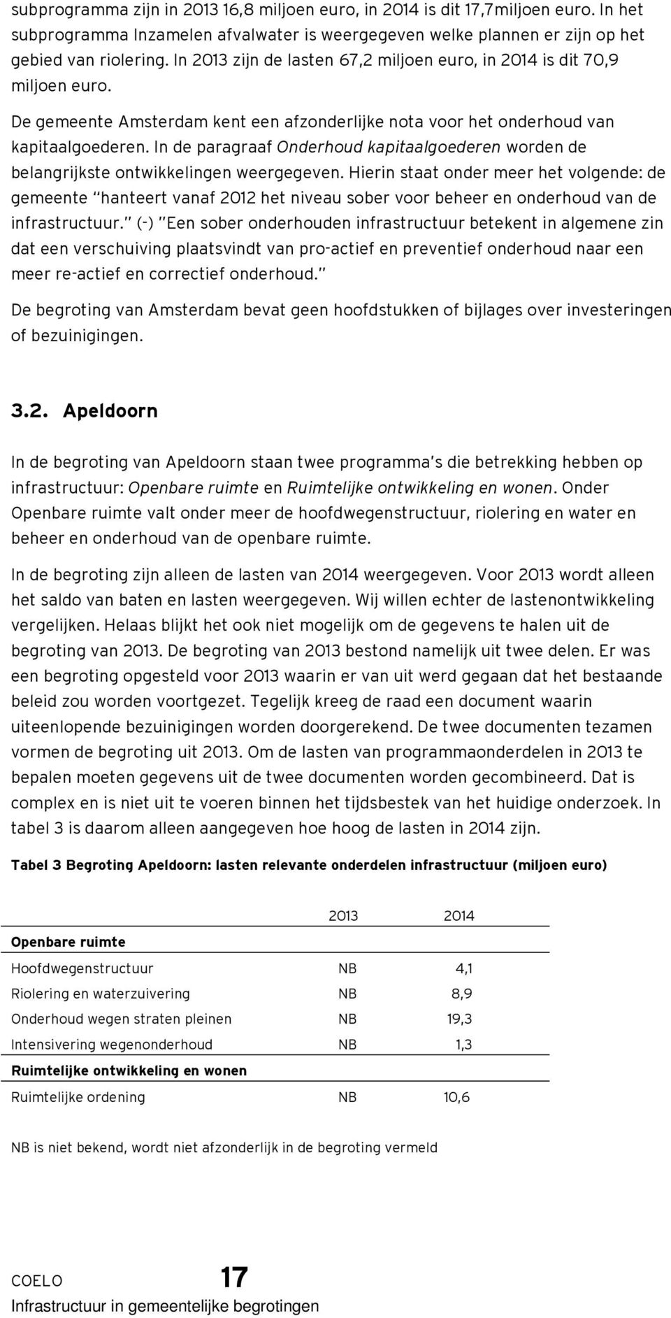 In de paragraaf Onderhoud kapitaalgoederen worden de belangrijkste ontwikkelingen weergegeven.