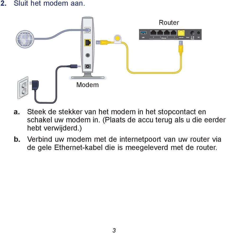 in. (Plaats de accu terug als u die eerder hebt verwijderd.) b.