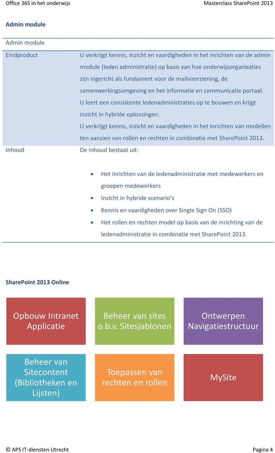 U leert een consistente ledenadministraties op te bouwen en krijgt inzicht in hybride oplossingen.