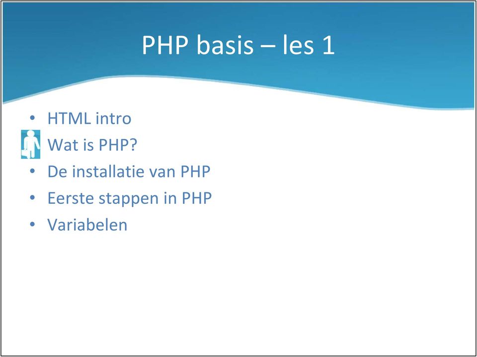 De installatie van PHP